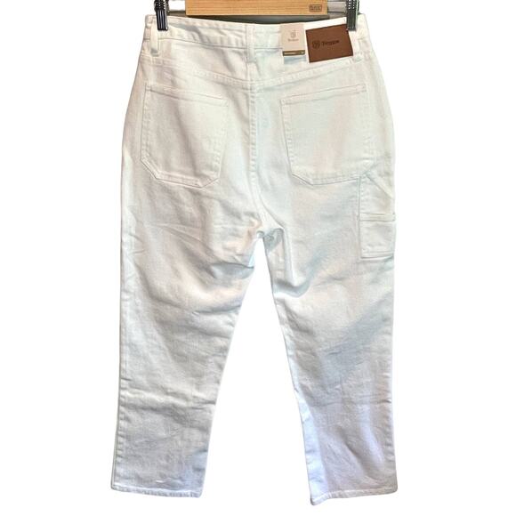 Brixton NWT White High Waisted Carpenter Jean - size 28 - Picture 2 of 8
